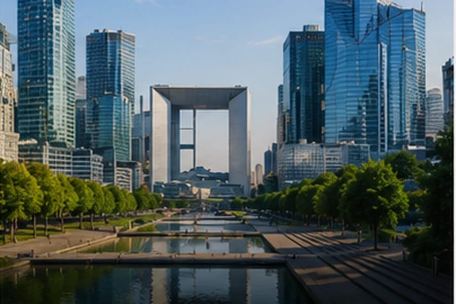La Défense, tours du quartier d'affaires des Hauts-de-Seine